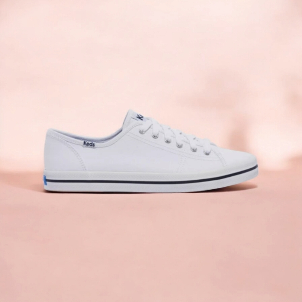 Keds Kickstart Canvas Lace Up sz 8 NWOT